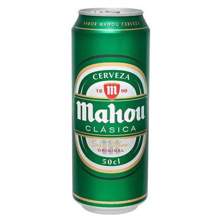 Cerveza Mahou Clásica 50 cl (Pack 24 und)