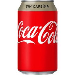 Coca Cola Sin Cafeína Lata 33 CL (Pack 24 und)