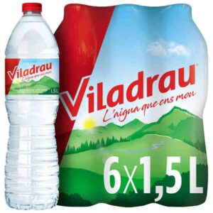 Agua Mineral Vidaqua Botella de 1,5 L (Pack de 6 und)